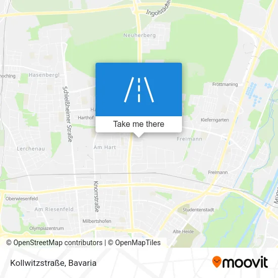 Карта Kollwitzstraße