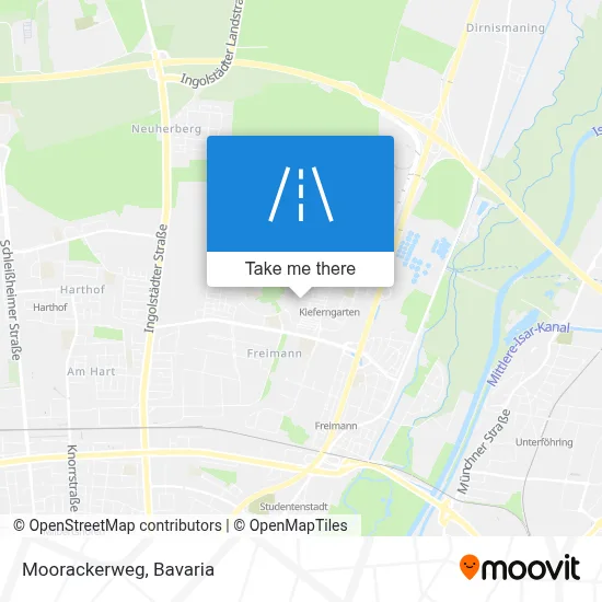 Moorackerweg map