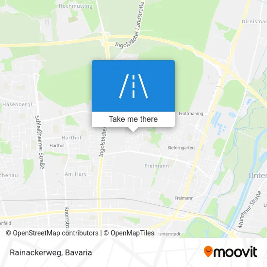 Карта Rainackerweg