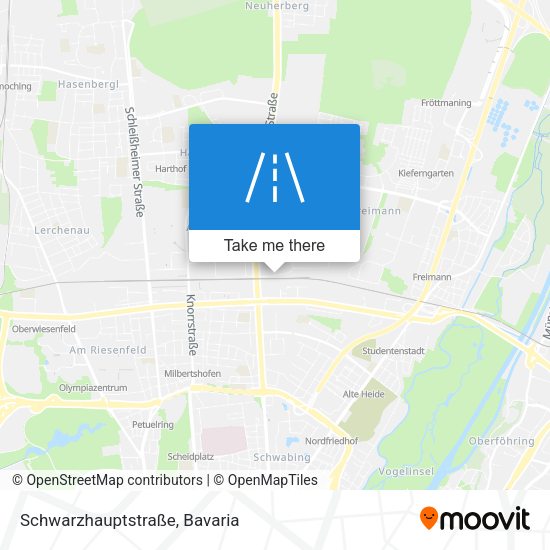 Schwarzhauptstraße map