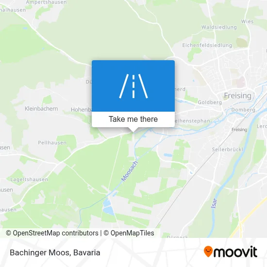 Bachinger Moos map