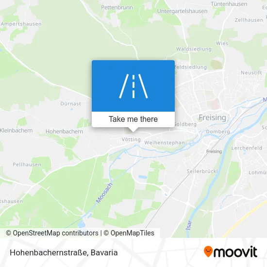 Карта Hohenbachernstraße