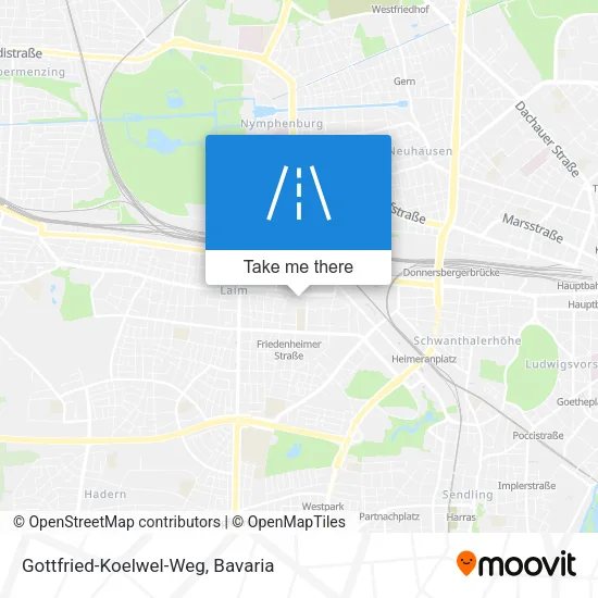 Карта Gottfried-Koelwel-Weg
