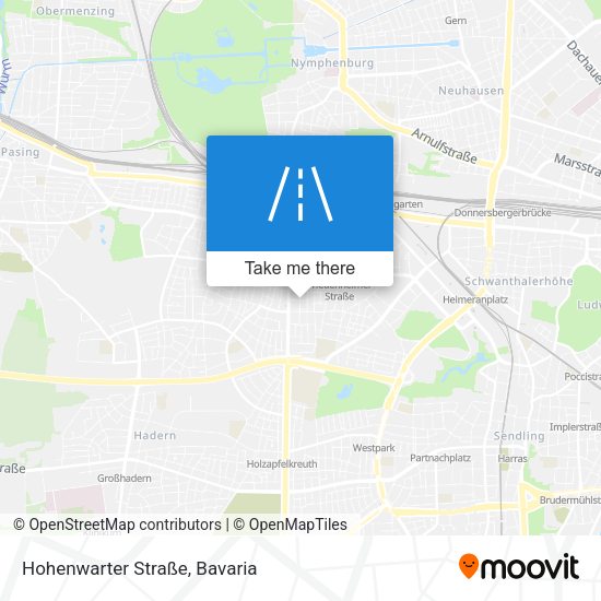 Hohenwarter Straße map