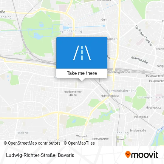 Карта Ludwig-Richter-Straße