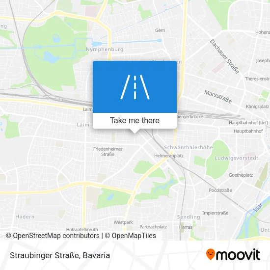 Straubinger Straße map