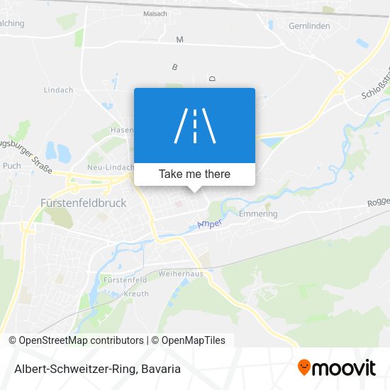 Albert-Schweitzer-Ring map