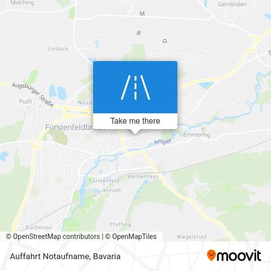 Карта Auffahrt Notaufname