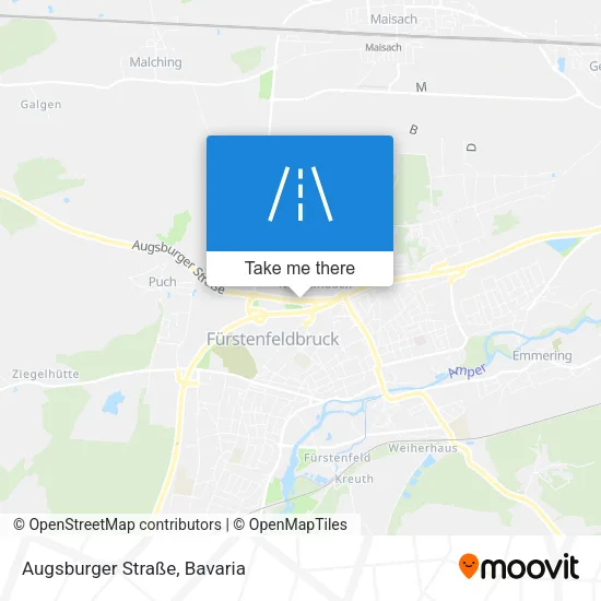 Augsburger Straße map