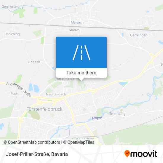Josef-Priller-Straße map