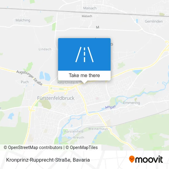 Карта Kronprinz-Rupprecht-Straße
