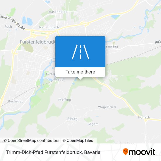 Trimm-Dich-Pfad Fürstenfeldbruck map
