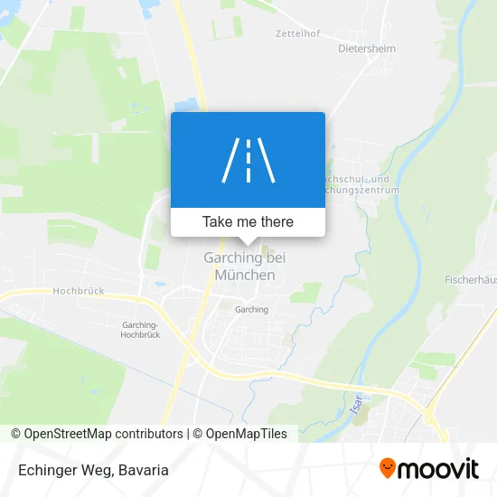 Карта Echinger Weg