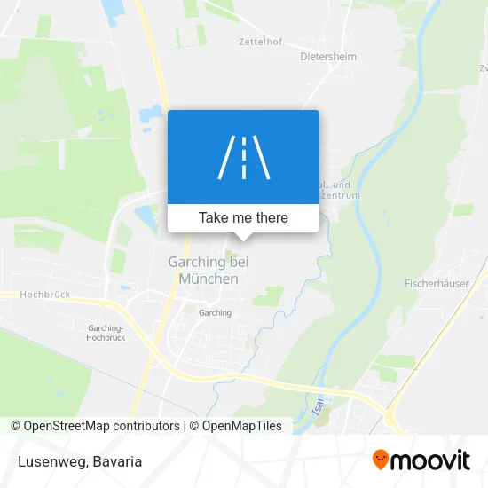 Карта Lusenweg