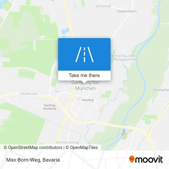 Карта Max-Born-Weg