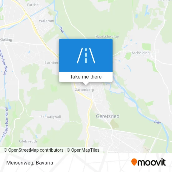 Карта Meisenweg