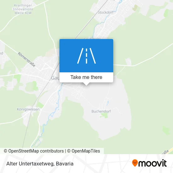 Карта Alter Untertaxetweg