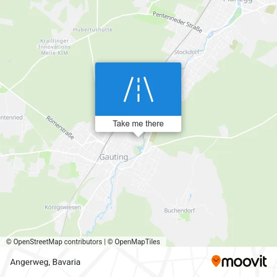 Карта Angerweg