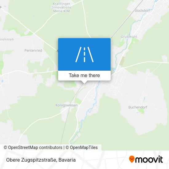 Карта Obere Zugspitzstraße