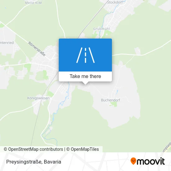 Карта Preysingstraße