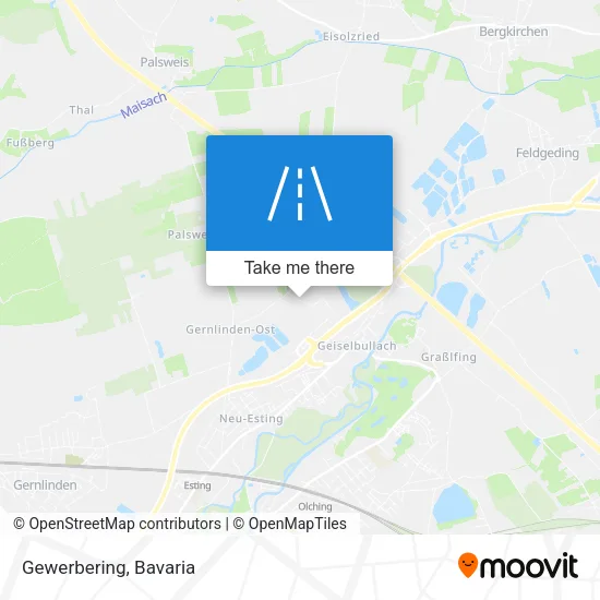 Карта Gewerbering