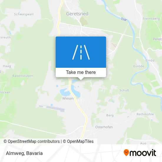 Almweg map