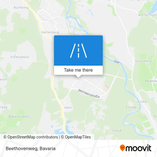 Карта Beethovenweg