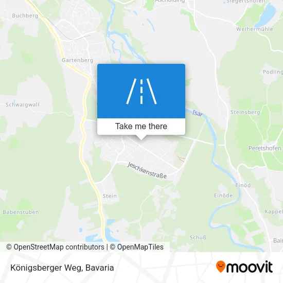 Königsberger Weg map
