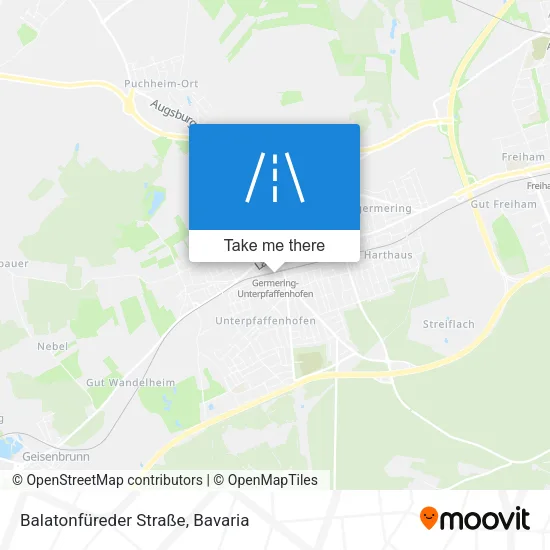Карта Balatonfüreder Straße