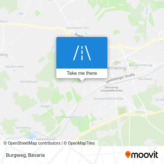 Burgweg map