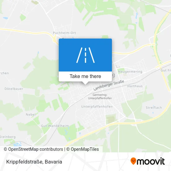 Krippfeldstraße map