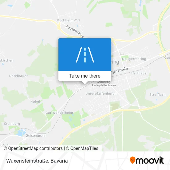 Карта Waxensteinstraße