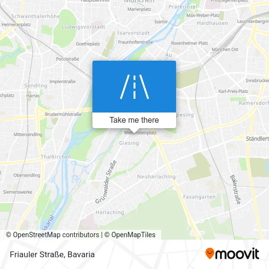 Карта Friauler Straße