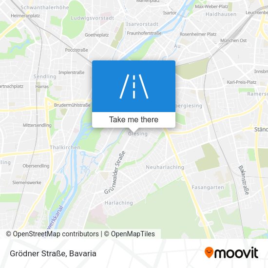 Grödner Straße map