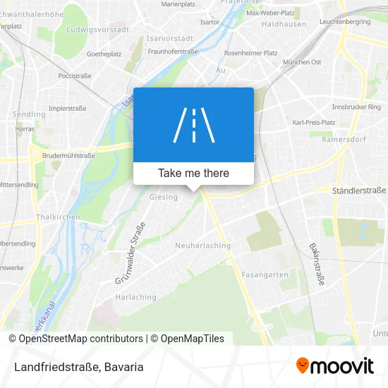 Landfriedstraße map