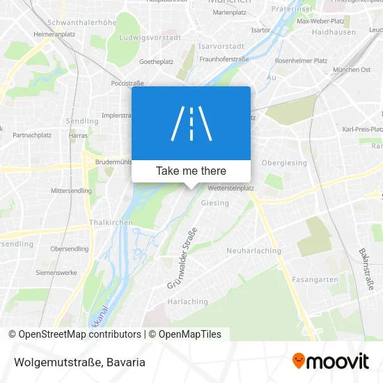 Карта Wolgemutstraße