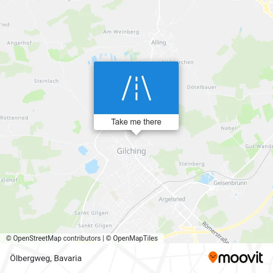 Карта Ölbergweg