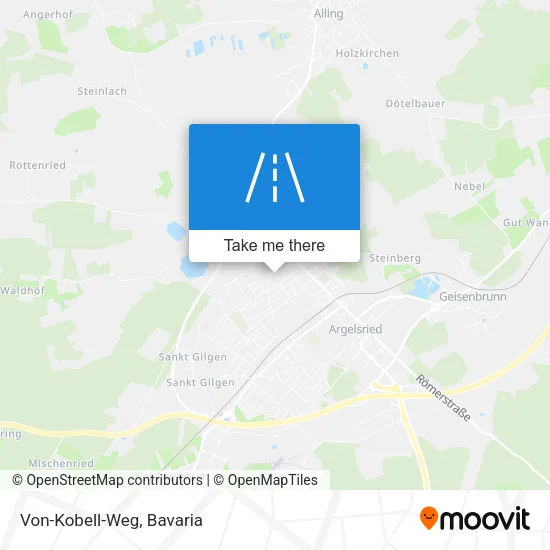 Карта Von-Kobell-Weg