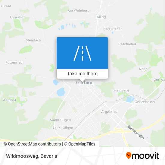 Wildmoosweg map