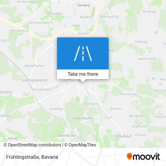 Frühlingstraße map