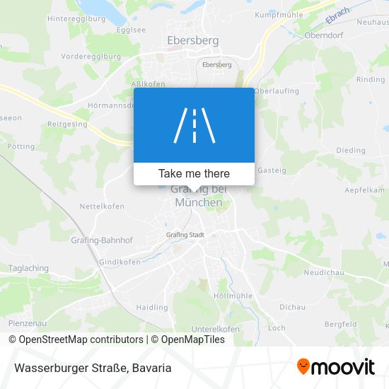 Wasserburger Straße map