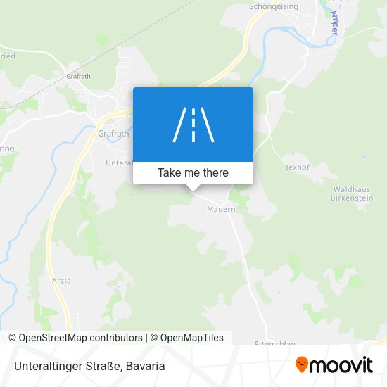 Unteraltinger Straße map