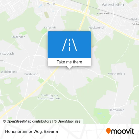 Карта Hohenbrunner Weg
