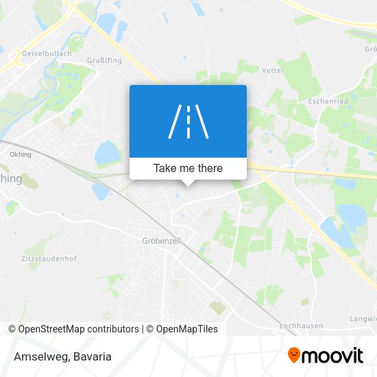 Amselweg map