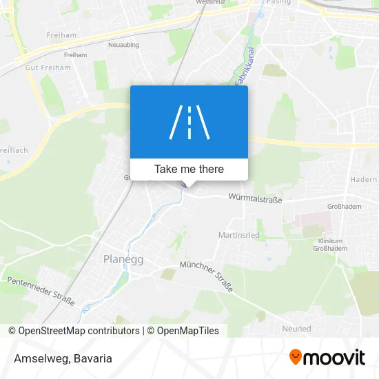 Карта Amselweg