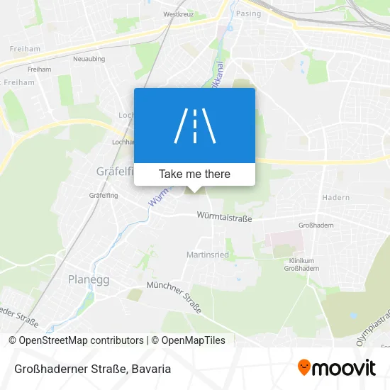 Карта Großhaderner Straße