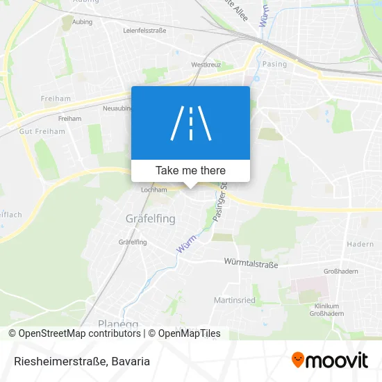 Riesheimerstraße map