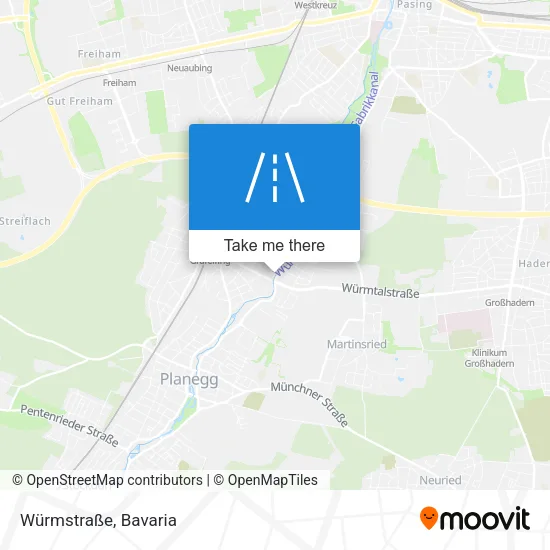 Würmstraße map