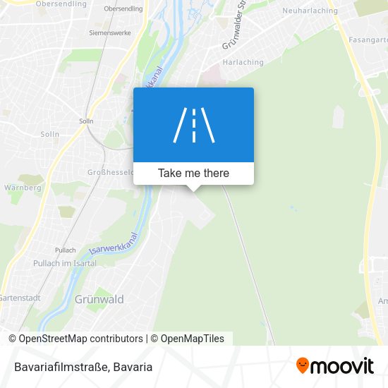 Bavariafilmstraße map