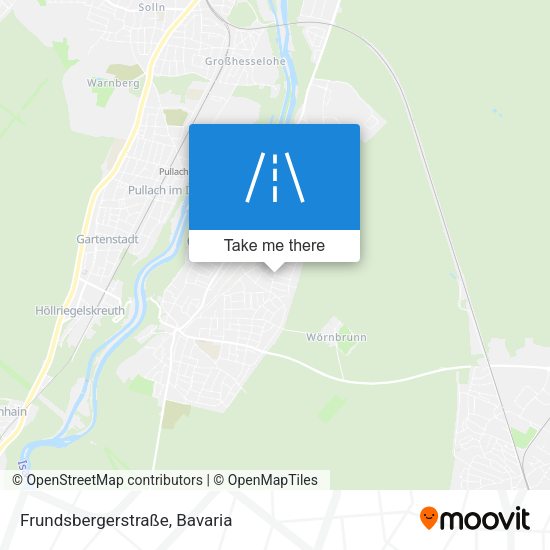 Frundsbergerstraße map